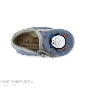 Le moins cher ✔️ Bébé Bellamy MANUEL Pingouin Bleu – Chausson Montant BEBE 👏 REMISE allant 19