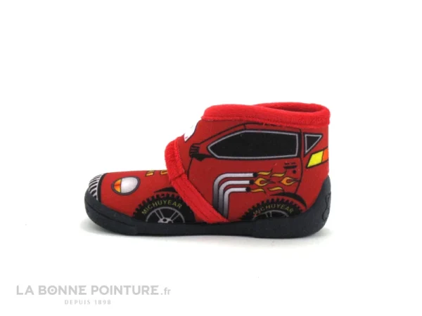 Top 10 🛒 Michu 👟 Shoes Bébé Michu 2601 Rouge – Pompiers – Chausson BEBE Avec Scratch 😉 boutique en france 3