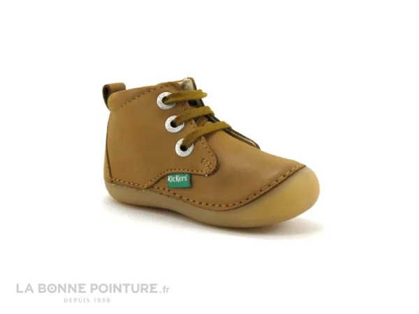 dernières Meilleure vente 🔔 Bébé Kickers SONIZA Camel Clair 829681 – 🥾 Boots BEBE 💯 1