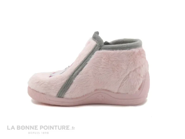 De gros ⌛ Bébé Bellamy MALOU Pingouin Rose – Pantoufle Fille Fermeture Eclair 🥰 vente luxe pas cher 4