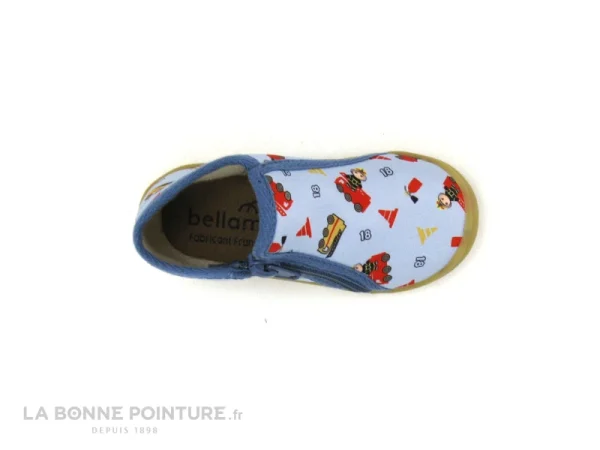 Remise 🛒 Bébé Bellamy NINO Pompier Ciel – Chausson Montant BEBE 🛒 soldes ligne 7