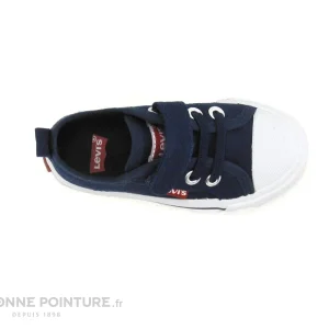 Grosses soldes 👏 Levi’s Bébé Levis MAUI MINI Navy – Basket Bebe Toile Bleu Marine 😉 à prix d'occasion 19