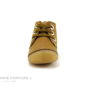 dernières Meilleure vente 🔔 Bébé Kickers SONIZA Camel Clair 829681 – 🥾 Boots BEBE 💯 11