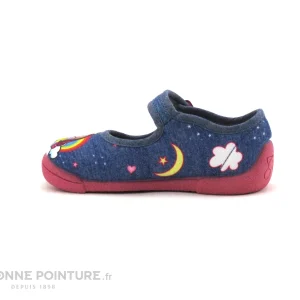 Bon marché 🎉 Bébé Michu 👟 Shoes 2571 Jean – Pantoufle Ballerine BEBE Fille ⭐ pas cher en vente 8