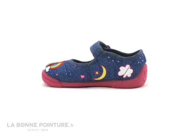 Bon marché 🎉 Bébé Michu 👟 Shoes 2571 Jean – Pantoufle Ballerine BEBE Fille ⭐ pas cher en vente 3