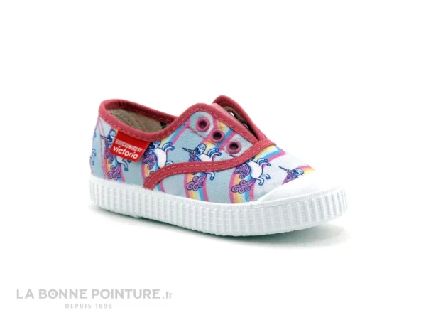 Grosses soldes 😀 Enfant Victoria 366916 Rose Multicolore – Licorne – Tennis Elastique 🌟 vente à bas prix 1