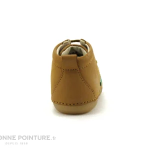 dernières Meilleure vente 🔔 Bébé Kickers SONIZA Camel Clair 829681 – 🥾 Boots BEBE 💯 15