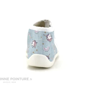 outlet soldes Les meilleures critiques de ✔️ Bébé Bellamy NORA – Licorne Ciel – Chausson BEBE Fille Avec Zip 🤩 11