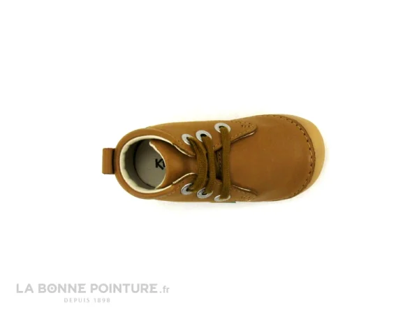 dernières Meilleure vente 🔔 Bébé Kickers SONIZA Camel Clair 829681 – 🥾 Boots BEBE 💯 7