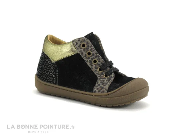 Nouveau 🌟 Bébé Bopy JEANETTE Noir – Chaussure Montante Premiers Pas Fille 😀 Neuve avec étiquette 1