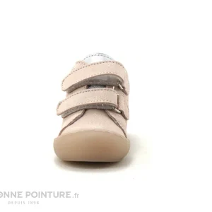 marque pas cher Tout neuf 🔔 Bébé Bellamy STELLA Rose 036001 – Chaussure Montante Fille – 2 Velcros ✨ 10