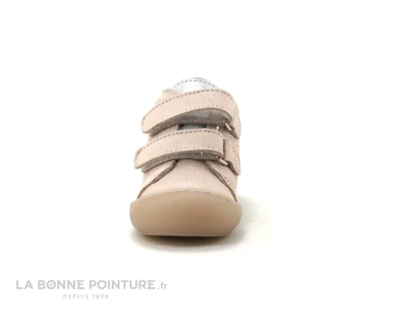 marque pas cher Tout neuf 🔔 Bébé Bellamy STELLA Rose 036001 – Chaussure Montante Fille – 2 Velcros ✨ 3