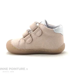 marque pas cher Tout neuf 🔔 Bébé Bellamy STELLA Rose 036001 – Chaussure Montante Fille – 2 Velcros ✨ 12