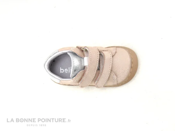 marque pas cher Tout neuf 🔔 Bébé Bellamy STELLA Rose 036001 – Chaussure Montante Fille – 2 Velcros ✨ 6