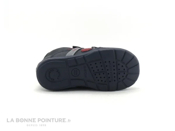 Remise ✨ Bébé Geox ELTHAN Navy Red B041PA – Chaussure GARCON 2 Velcros ⭐ solde en ligne 8