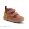 Meilleure affaire 😉 Bébé Kickers KINOP Rose Rouge Jaune – 878660 – 🥾 Boots Fille 2 Velcros 🧨 Top ventes 25