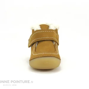 livraison la plus rapide Nouveau 🥰 Bébé Kickers SOMOONS Camel – 878501-10 – Bottine BEBE Avec Fourrure 🔥 11