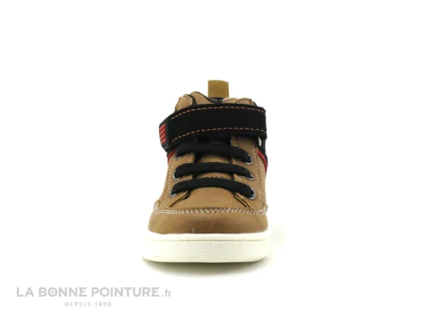 Promotio de vente Vente flash 🤩 Bébé Wipop MIBER Camel Noir – 🥾 Boots BEBE Avec Elastique Et Velcro 💯 3